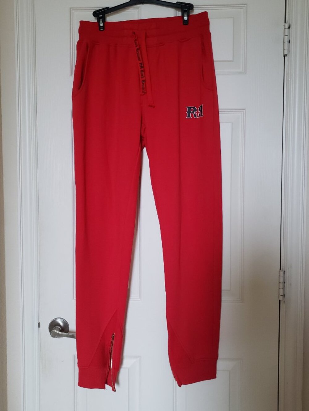 Men's Rock Revival Red Kraft Joggers w/Zipper Vents - Size Medium - NWT